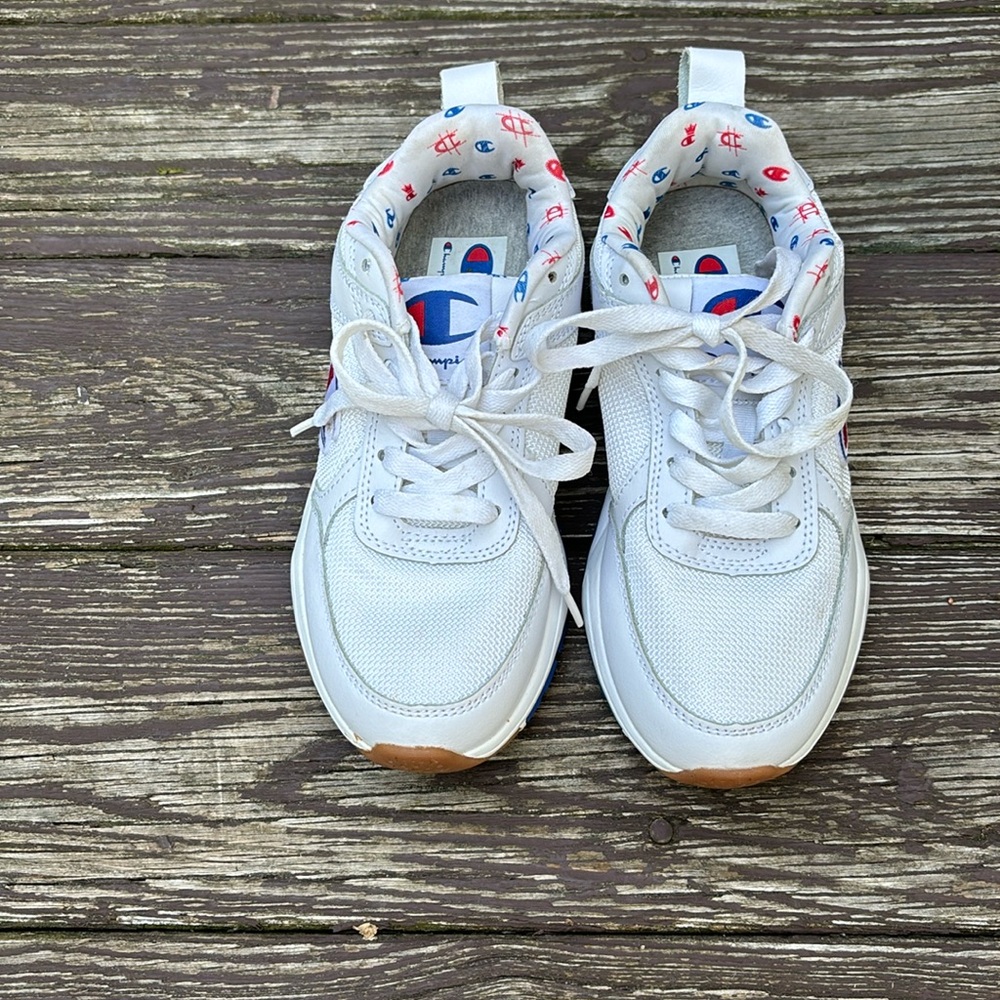 Champion 93eighteen Classic White Casual Shoes Women's Size 6.5 W